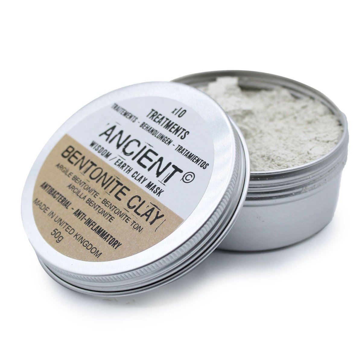 Bentonite Clay 50gClay Face MasksHeart Notes