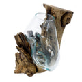 Molten Glass on Wood - Hanging BowlMolten Glass on WoodHeart Notes