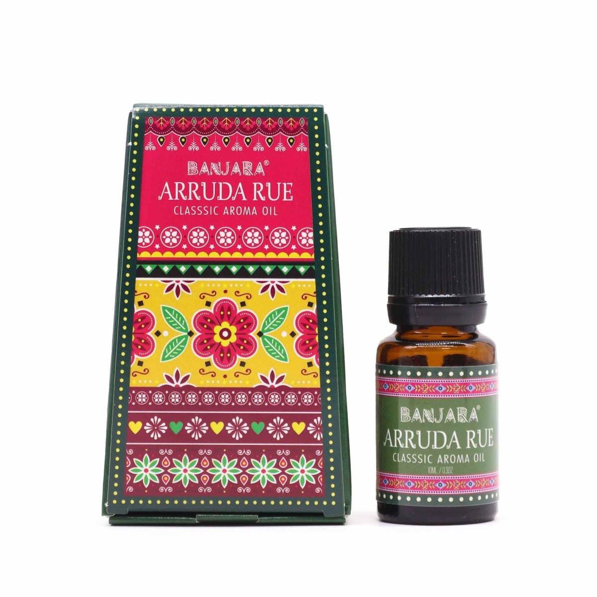Banjara Indian Fragrance Oil 10ml - Arruda RueBanjara Indian Fragrance OilsHeart Notes