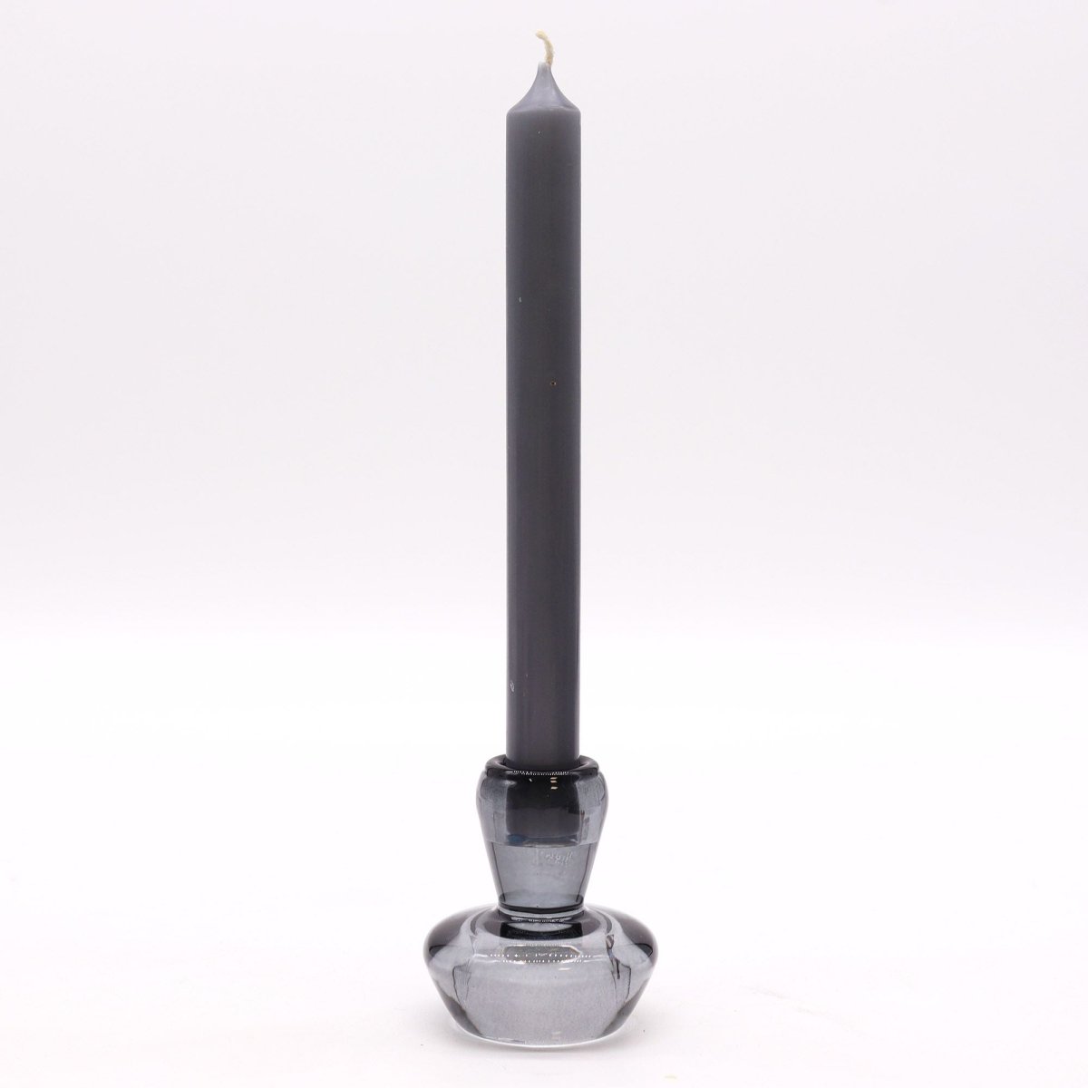 Mushroom Flip Dinner Candle / Tealight Holder - Midnight GreyGlass Candle Holders & JarsHeart Notes