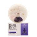 Chakra Crystal Candles - Third Eye ChakraChakra Crystal CandlesHeart Notes