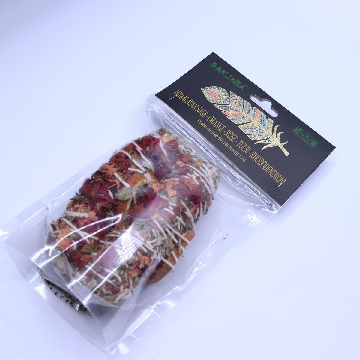 Banjara Smudge - Himalayan Sage, Orange, Rose, Tulsi, RhododendronBanjara Smudge SticksHeart Notes