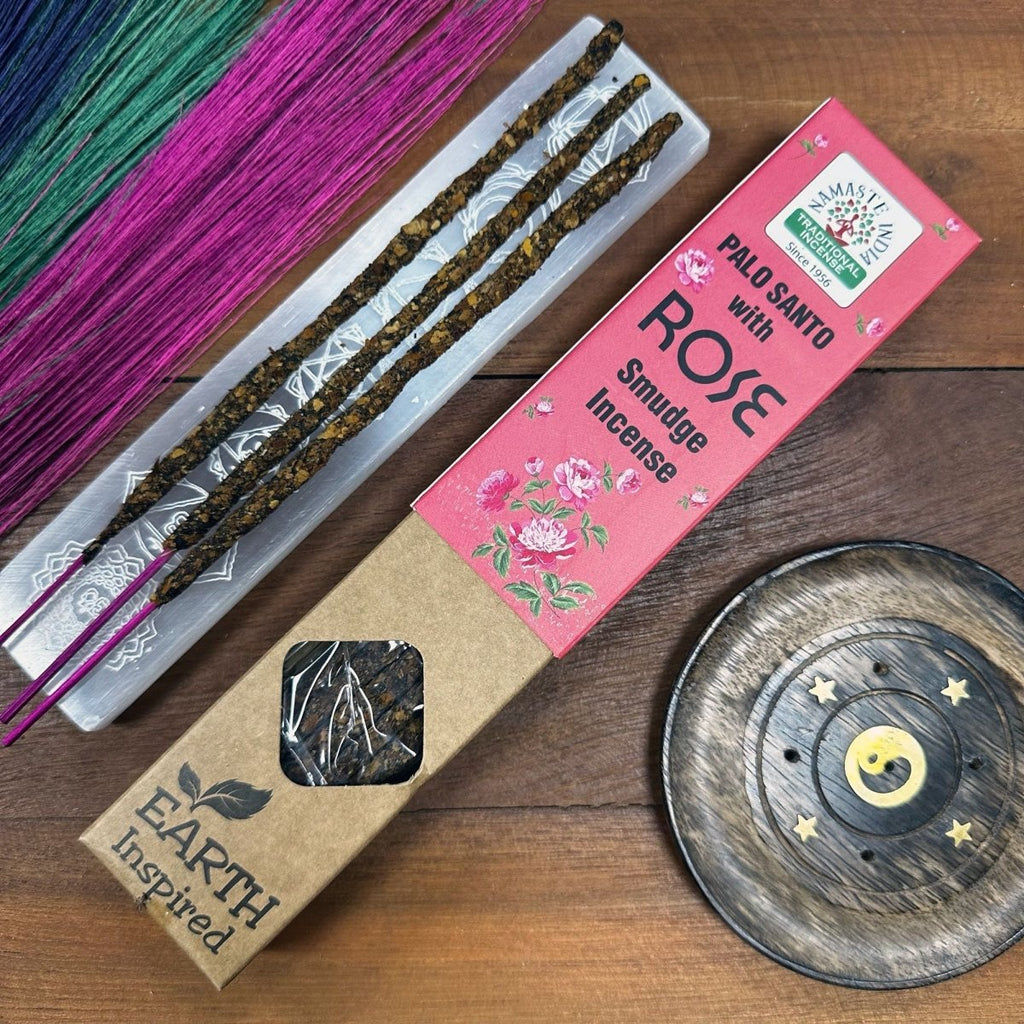 Earth Inspired Smudge Incense - RoseEarth - Inspired Smudge IncenseHeart Notes