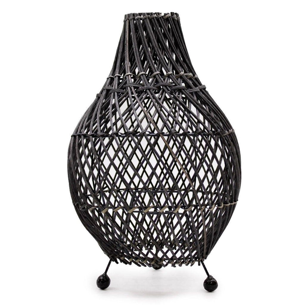 Rattan Table Lamps - BlackRattan Table LampsHeart Notes
