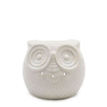 Classic White Oil Burner - Short OwlClassic White Oil BurnersHeart Notes
