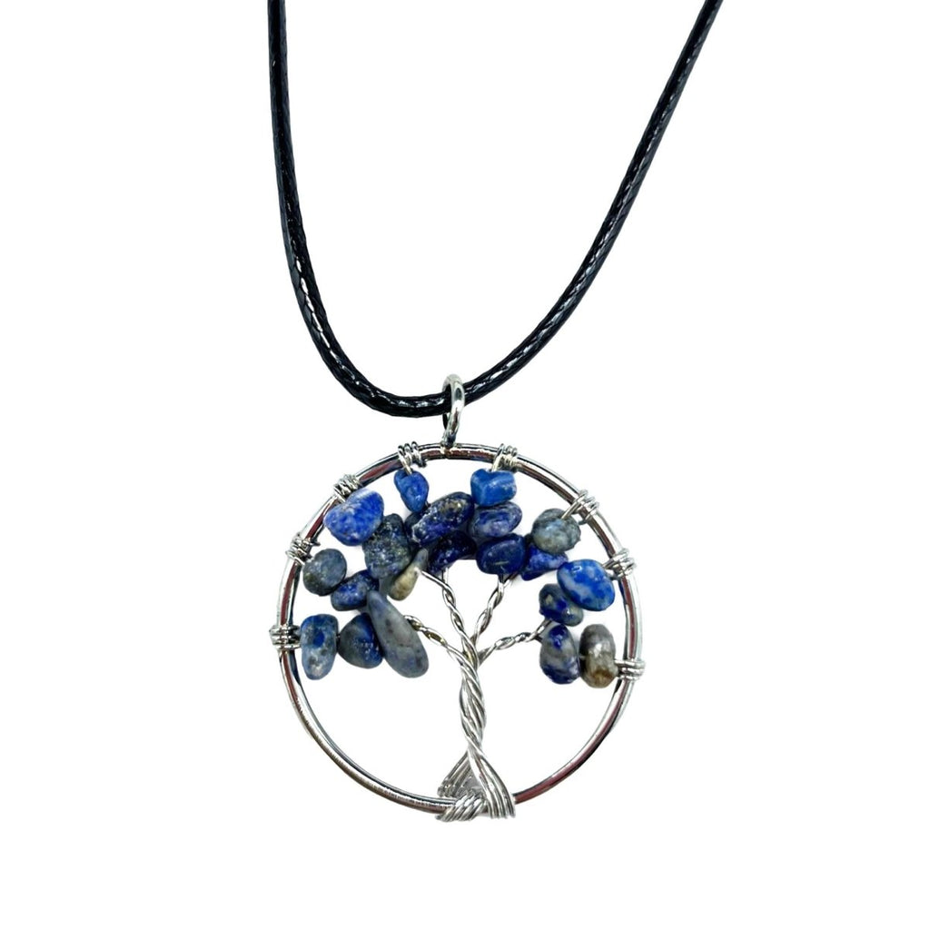 Tree of Life Pendant - SodaliteGemstone Pendants - Tree of LifeHeart Notes