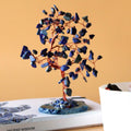 Lrg Gemstone Tree - Sodalite on Blue Agate Base (100 stones)Gemstone Wishing TreesHeart Notes