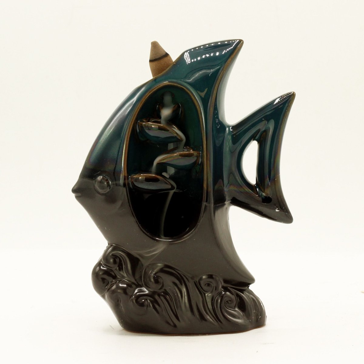 Backflow Incense Burner - Tropical FishBackflow Incense BurnerHeart Notes