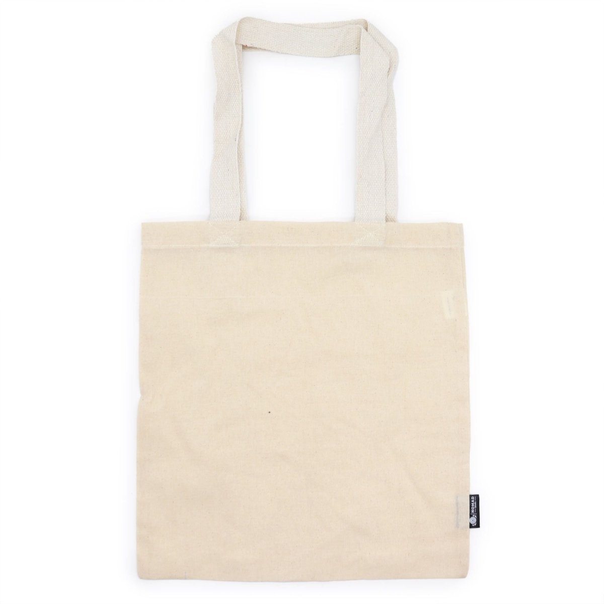 Iconic Basic Tote Bag - Unprinted - Natural 4ozNomad Sari Iconic Tote Bags – Basic & ClassicHeart Notes