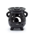 Cauldron Oil Burner - Moon & Stars - BlackVarious Shaped Ceramic Oil BurnersHeart Notes