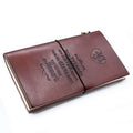 Handmade Leather Journal - True Friends - Brown (80 pages)Leather JournalsHeart Notes