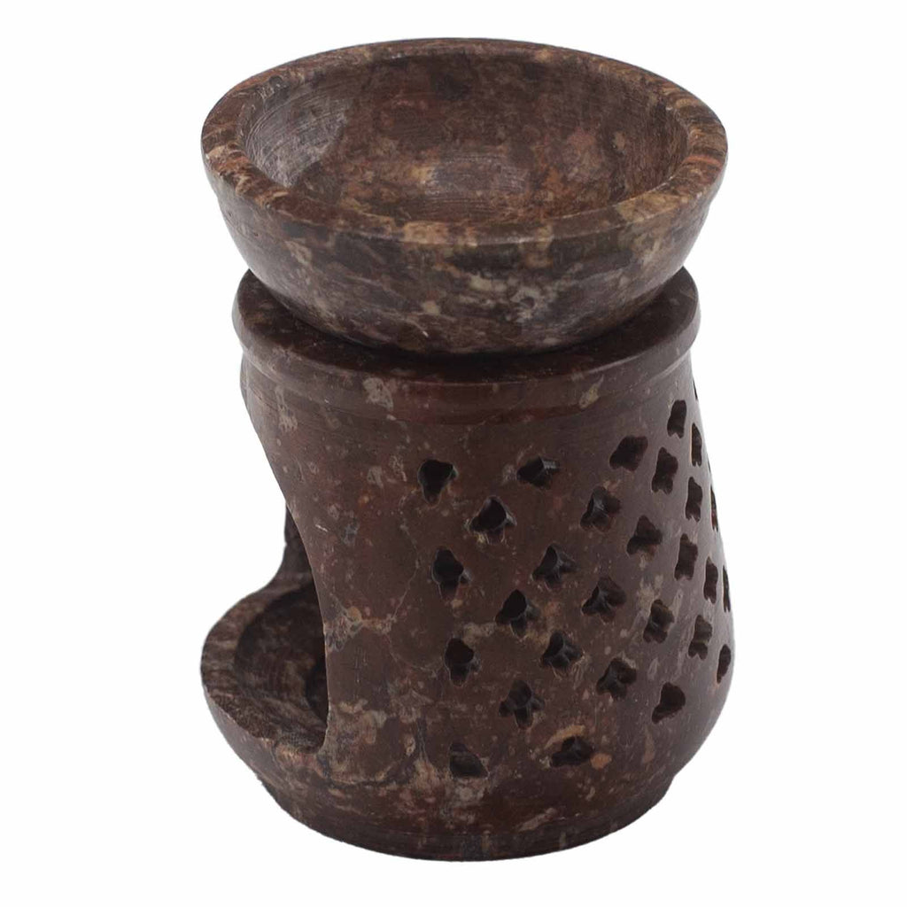 Small Soapstone Oil Burner 8cm - ClassicSoapstone Oil BurnersHeart Notes