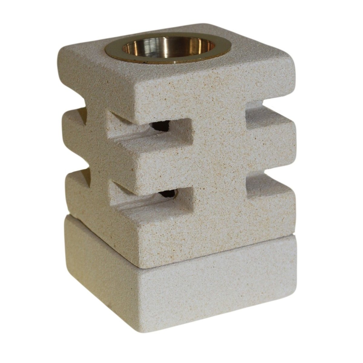Stone Oil Burner - Abstract CutsSandstone Oil BurnersHeart Notes