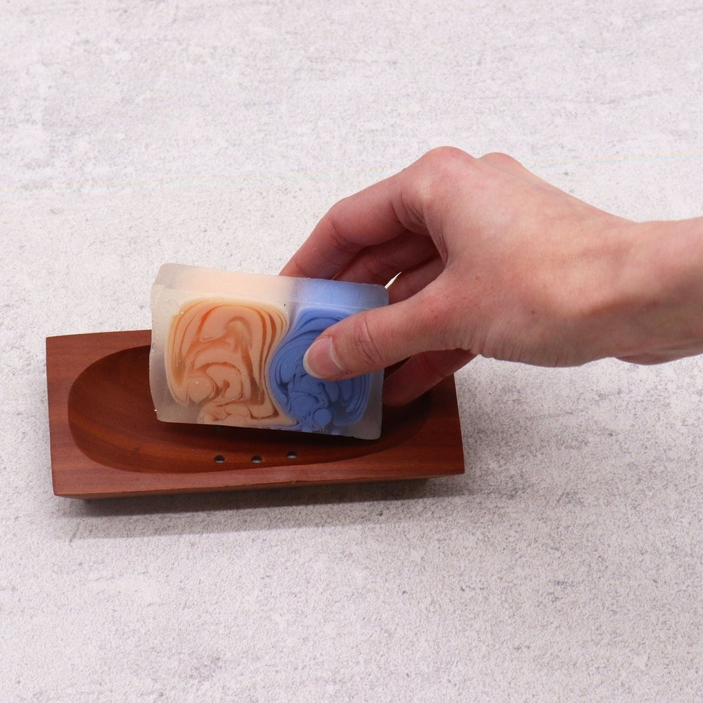 Classic Mahogany Soap Dish - RectangleClassic Mahogany Soap DishesHeart Notes