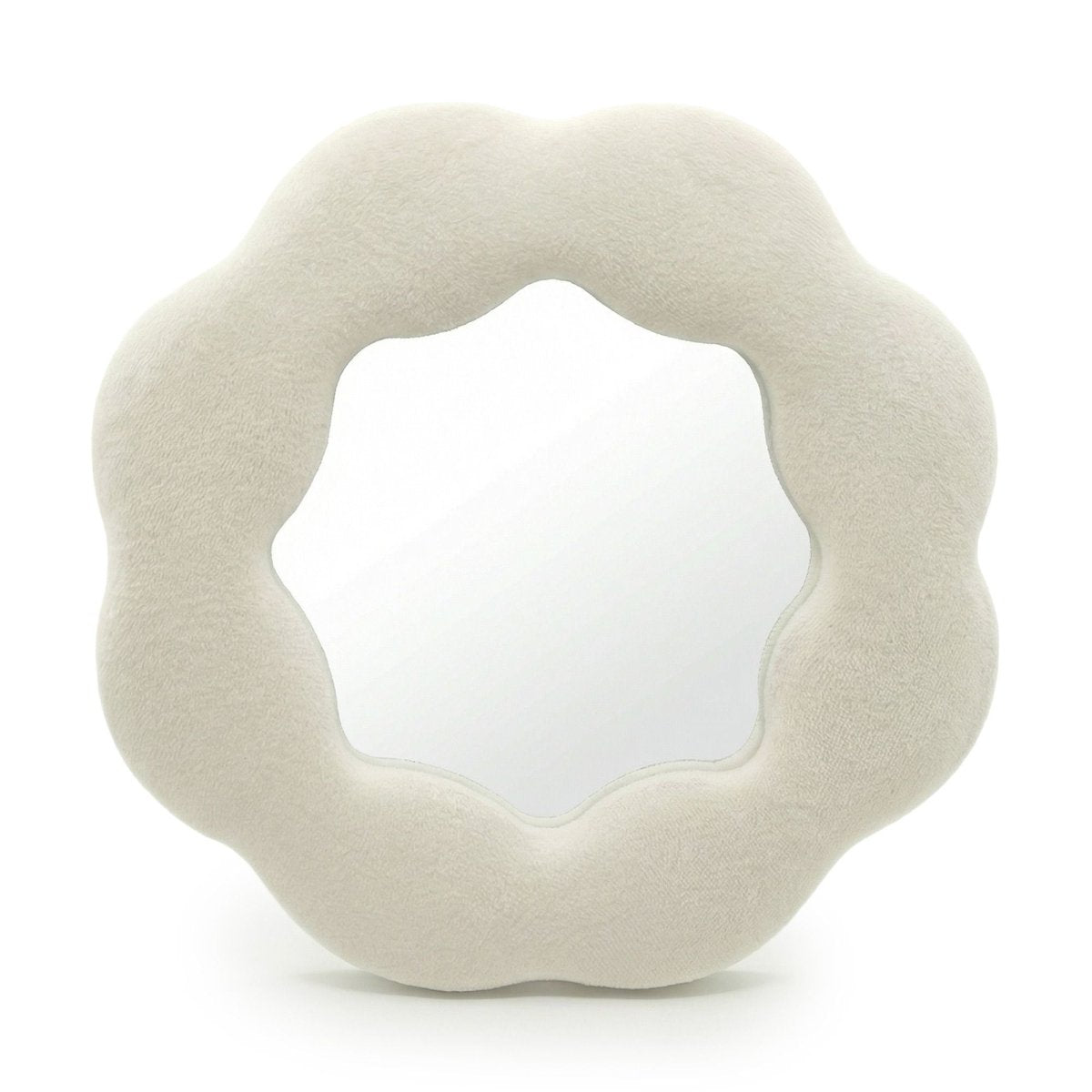 Soft Squiggly Mirror – Flower – Stone (25.4x25.4x2.3cm)Soft Squiggly MirrorsHeart Notes