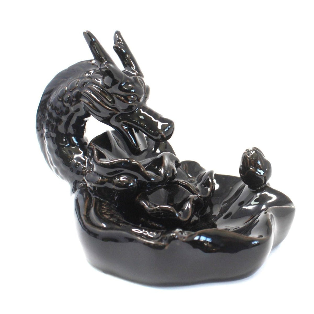 Backflow Incense Burner - Large Dragon PoolBackflow Incense BurnerHeart Notes