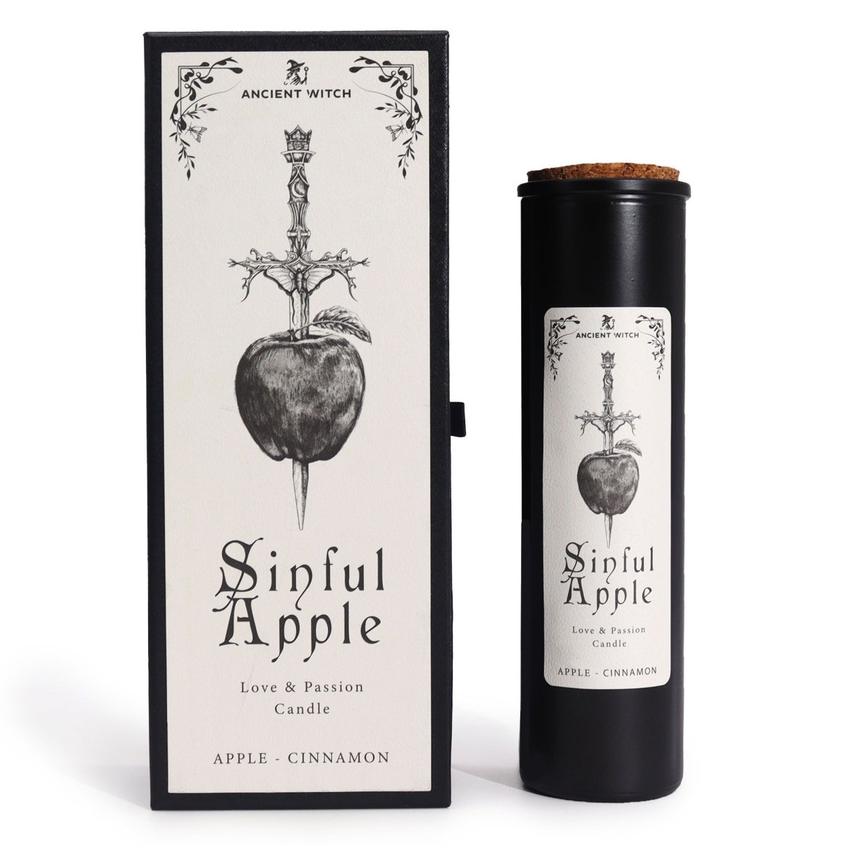 Ancient Witch Ritual Candles - Sinful AppleAncient Witch Ritual CandlesHeart Notes