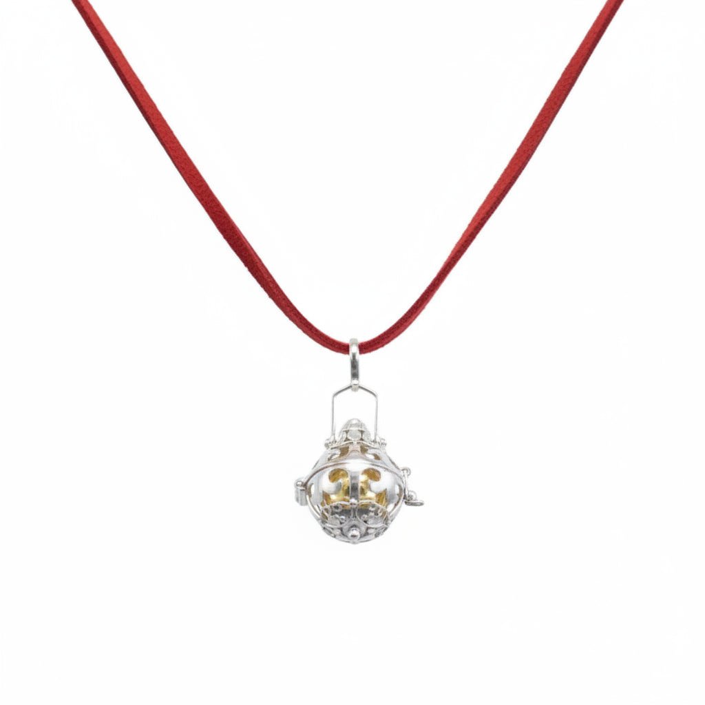 Silver Angel Bell - Magic - 18mm925 Silver Angel BellsHeart Notes