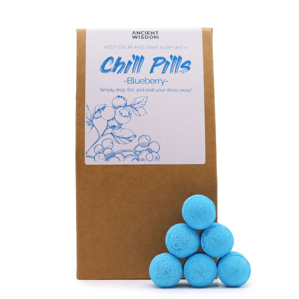 Chill Pills Gift Pack 350g - BlueberryChill Pill Gift PacksHeart Notes