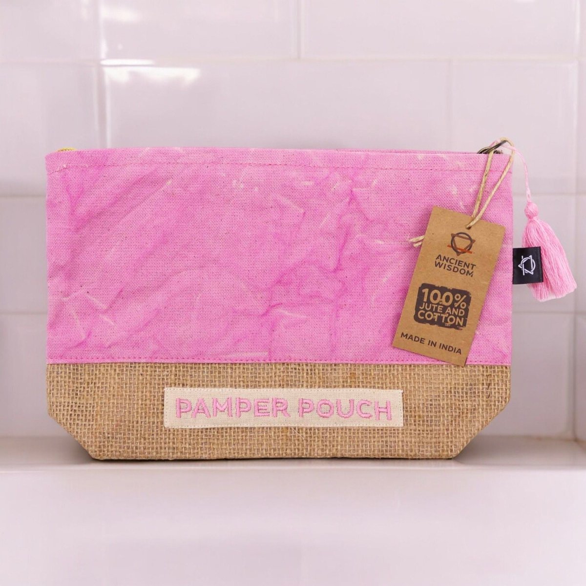 Pamper Pouch - Pink & Purple - StonewashPamper PouchesHeart Notes