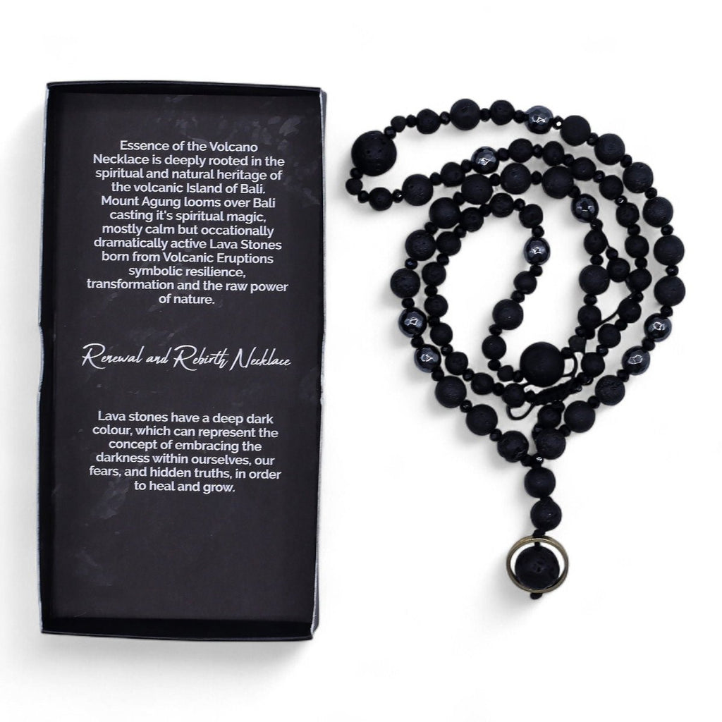 Essence of the Volcano Necklace - Renewal & RebirthEssence of the Volcano NecklacesHeart Notes