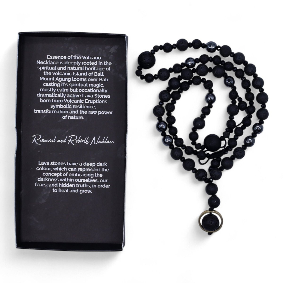 Essence of the Volcano Necklace - Renewal & RebirthEssence of the Volcano NecklacesHeart Notes