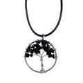 Tree of Life Pendant - Black AgateGemstone Pendants - Tree of LifeHeart Notes