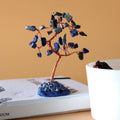 Gemstone Tree - Sodalite on Blue Agate Base (35 stones)Gemstone Wishing TreesHeart Notes