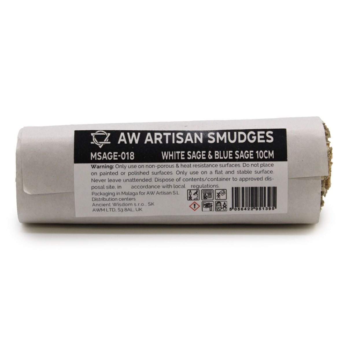 Smudge Stick - White Sage & Blue Sage 10cmSmudge Sticks - individually wrappedHeart Notes