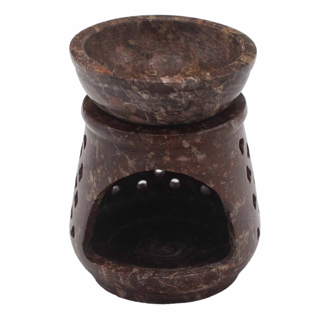 Small Soapstone Oil Burner 8cm - ClassicSoapstone Oil BurnersHeart Notes