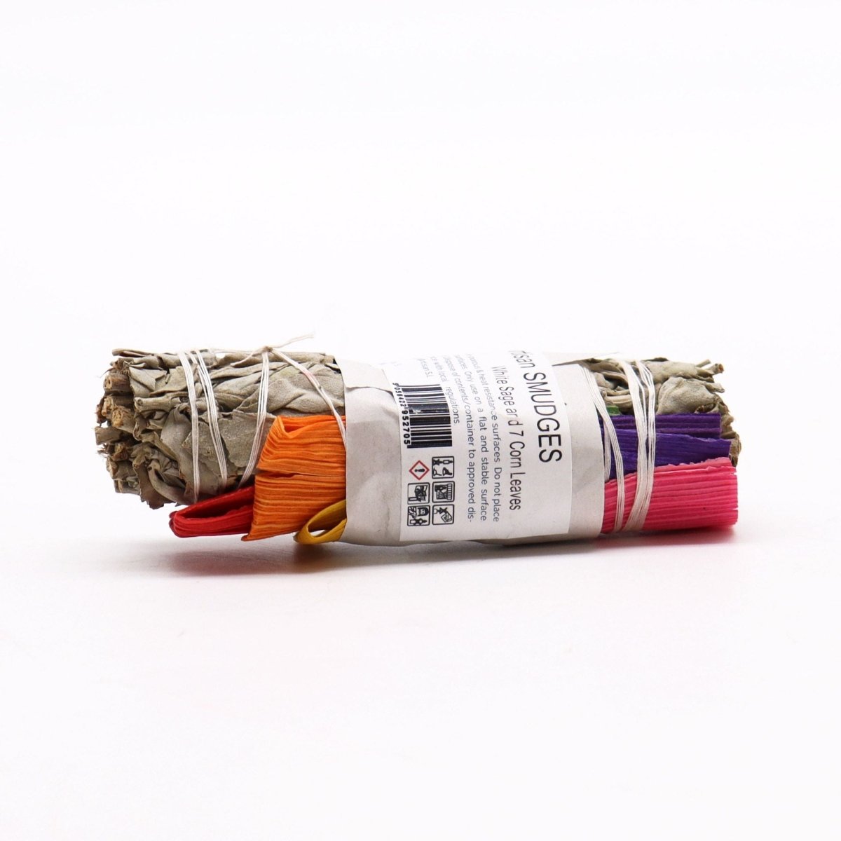 Smudge Stick - White Sage and 7 Corn LeavesSmudge Sticks - individually wrappedHeart Notes