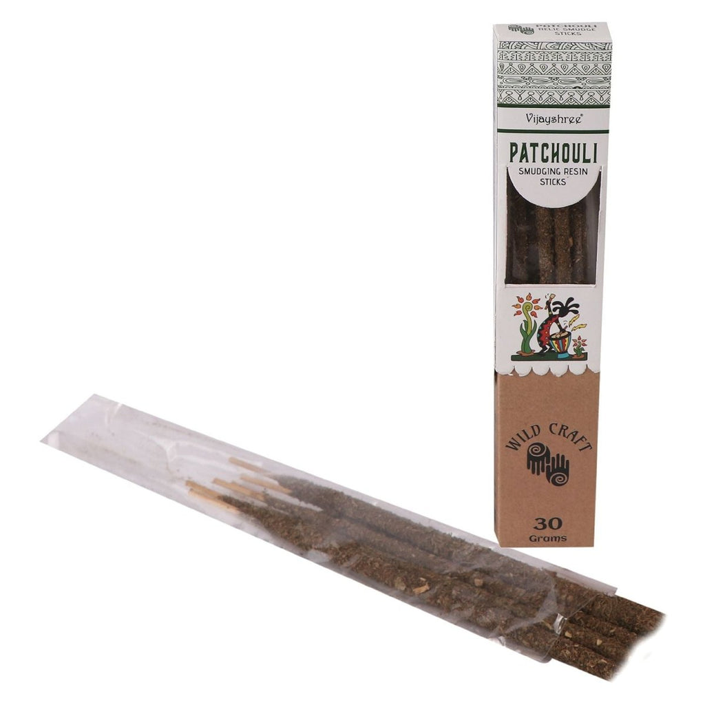 Golden Patchouli Smudging Resin Sticks – 30gGolden Smudging Resin SticksHeart Notes