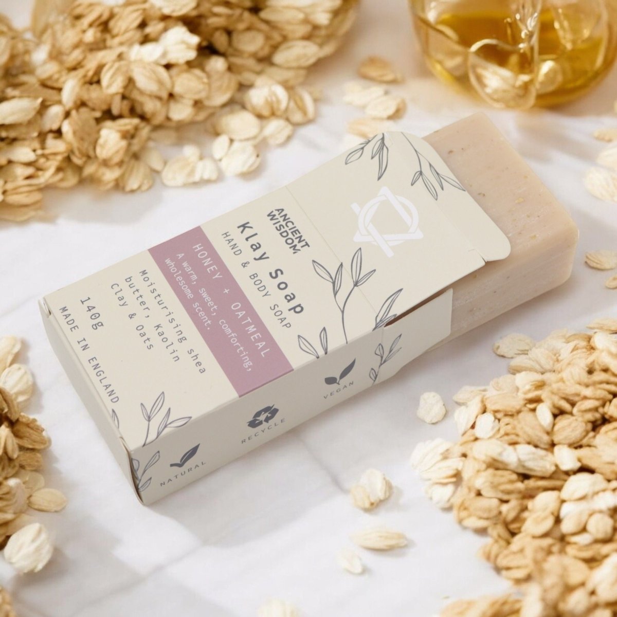 Klay Soap - Honey OatmealKlay SoapsHeart Notes