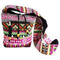 Jacquard Bag - Pink Sling BagJacquard Nepal Style BagsHeart Notes