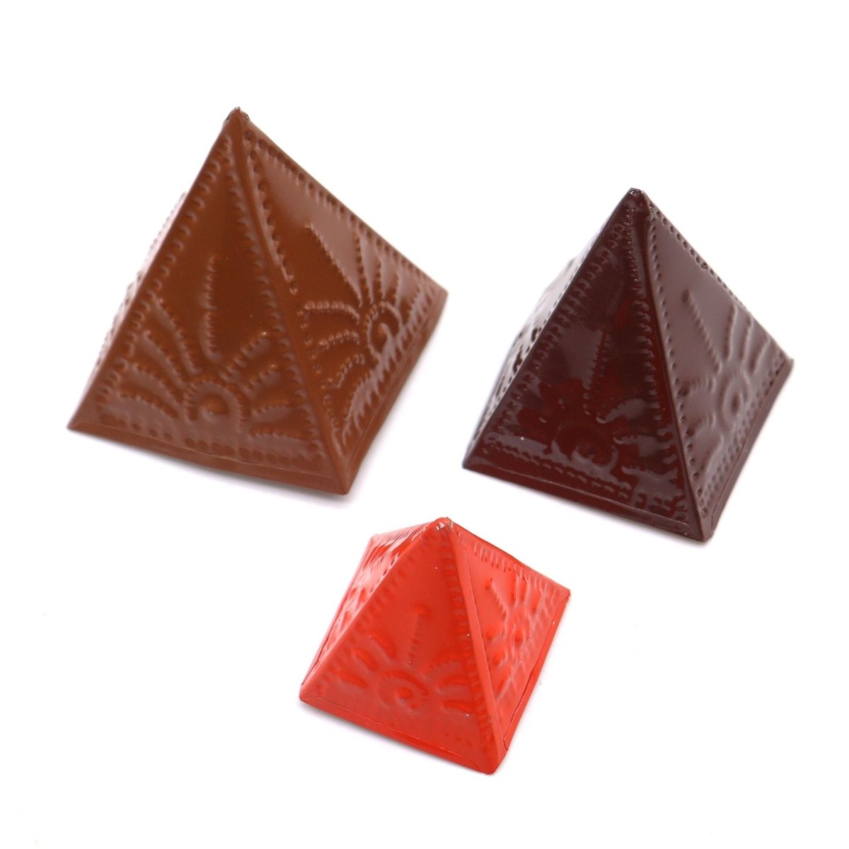 Incense Powder Mould Set - Lt Brown Dk Brown OrangeIncense Powder Mould SetHeart Notes