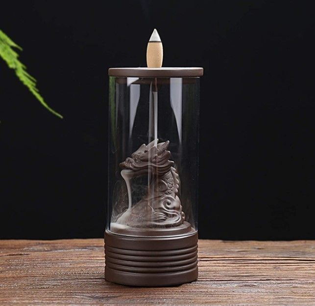 Backflow Incense Burner - Dragon WaterfallBackflow Incense BurnerHeart Notes