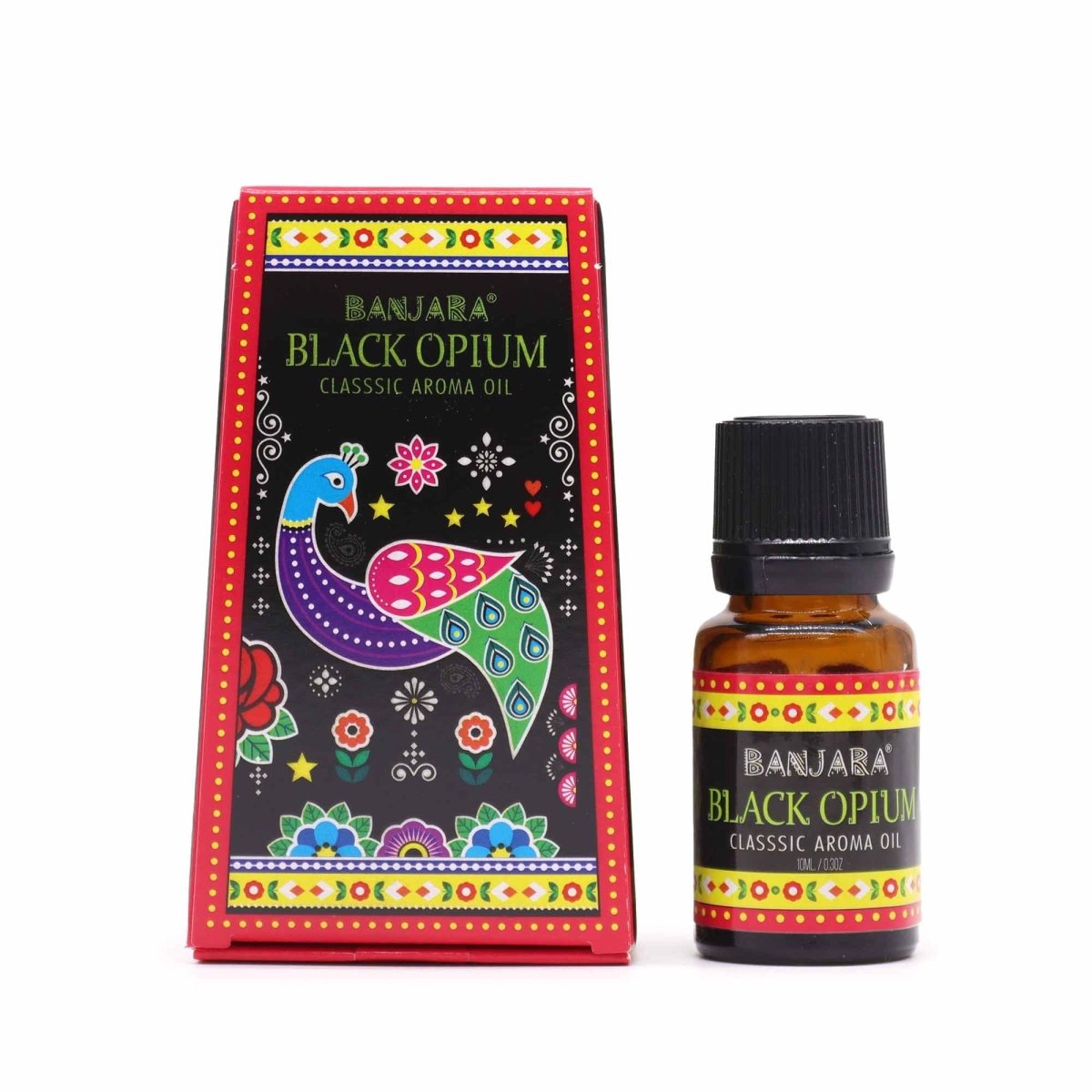 Banjara Indian Fragrance Oil 10ml - Black OpiumBanjara Indian Fragrance OilsHeart Notes