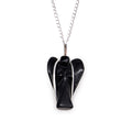 Gemstone Guardian Angel Pendant - Black AgateGemstone Pendant JewelleryHeart Notes