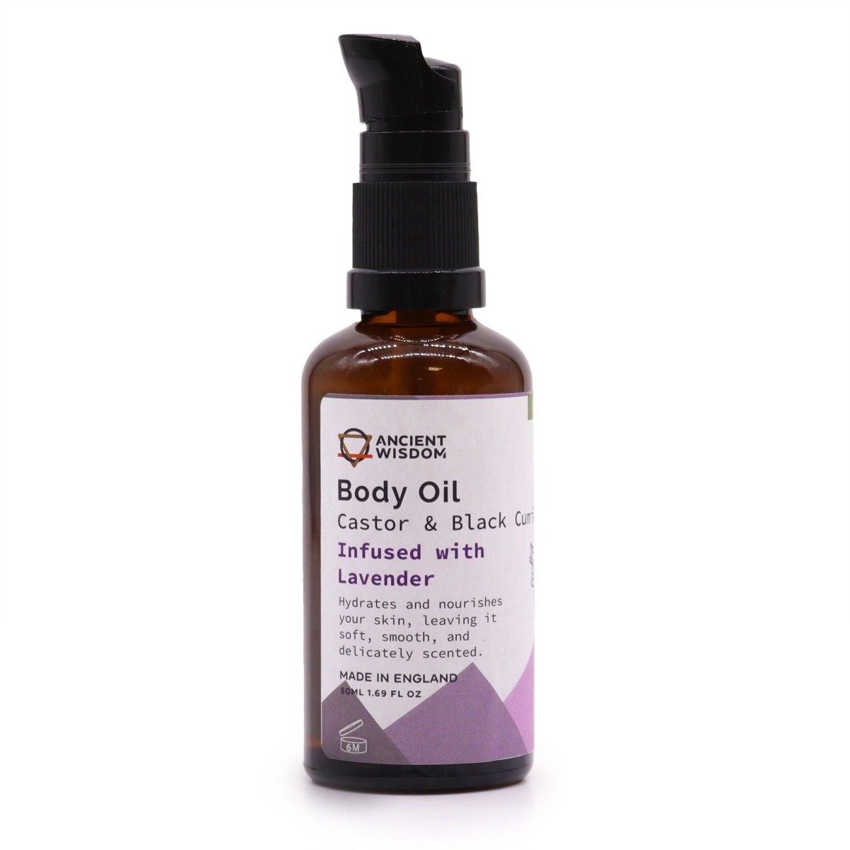Organic Body Oil 50ml - LavenderOrganic Body OilsHeart Notes