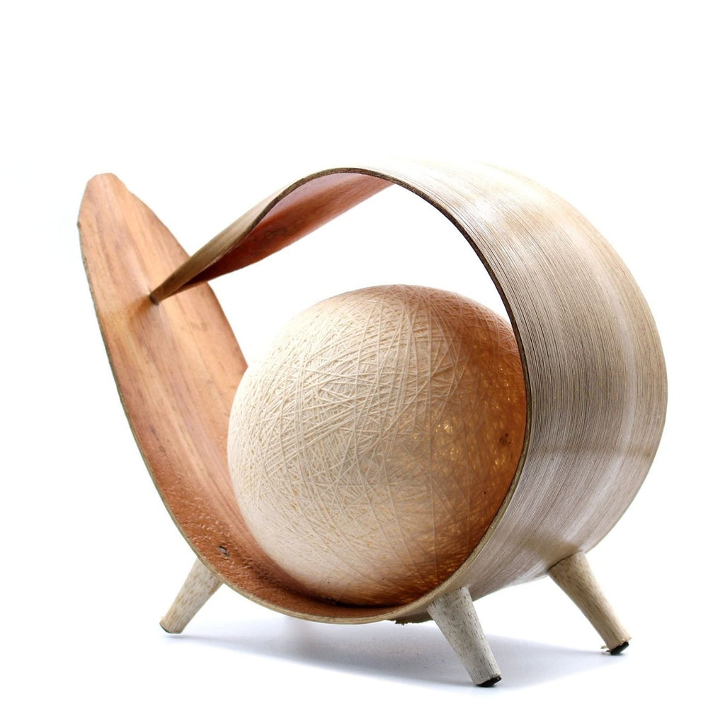 Natural Coconut Lamp - Natural LoopNatural Coconut LampHeart Notes