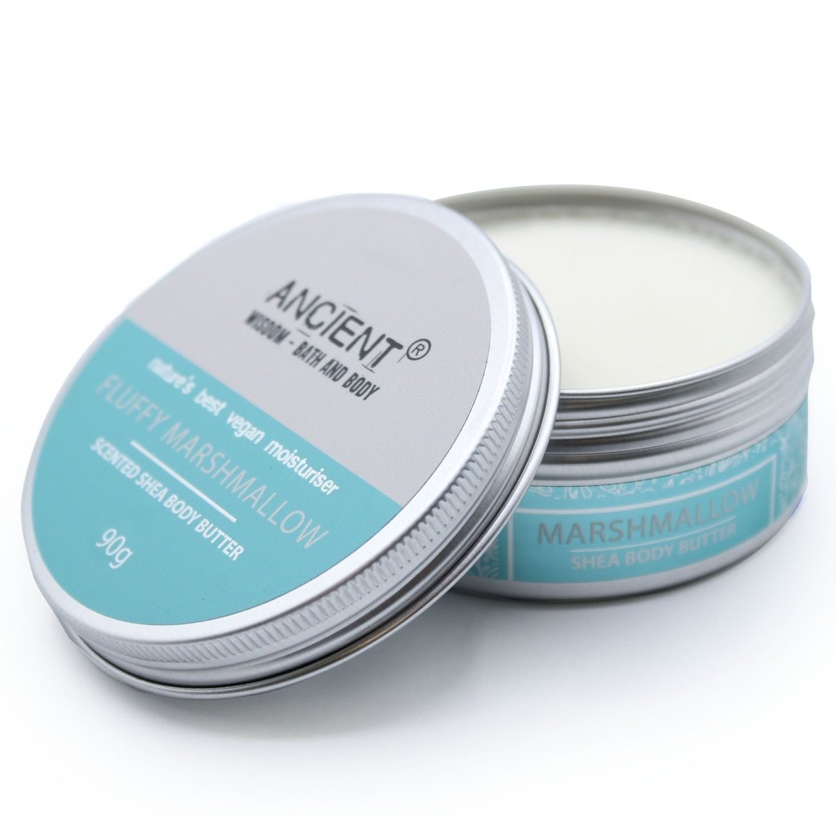 Scented Shea Body Butter 90g - Fluffy MarshmallowScented Shea Body Butter - 90gHeart Notes