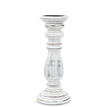 Classic Candle Stand - Whitewash - MediumMango Wood Candle StandsHeart Notes