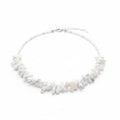 Longstone Gem Necklace - White JasperLongstone Gem NecklacesHeart Notes