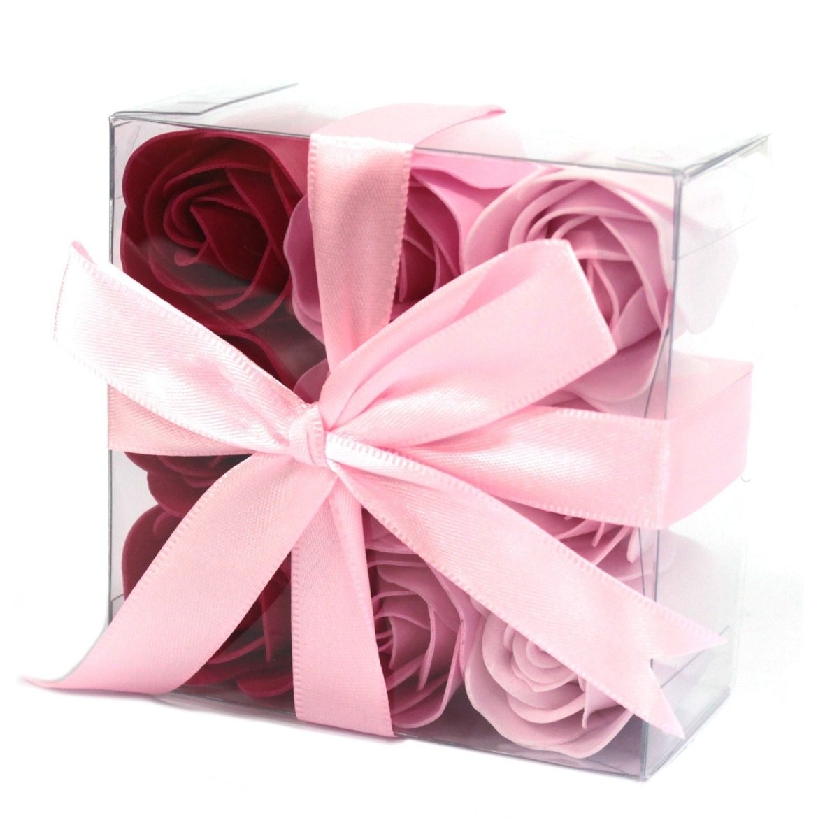 Set of 9 Soap Flowers - Pink RosesLuxury Soap FlowersHeart Notes