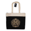 Oversized Tote Bag Chocolate Stonewash 14oz - Freedom HamsaNomad Sari Oversized Tote BagsHeart Notes