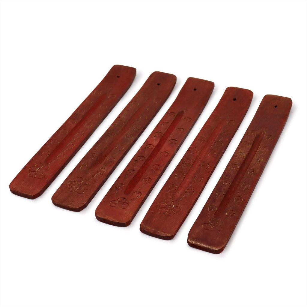 Carved Mango Wood Ashcatcher 10"Incense HoldersHeart Notes