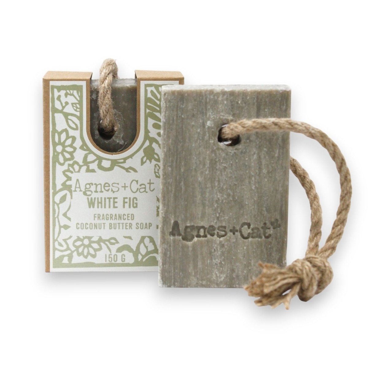Agnes + Cat Soap On A Rope - White FigAgnes + Cat Soap on a RopeHeart Notes