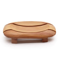 Classic Mahogany Soap Dish - Oval in RectangleClassic Mahogany Soap DishesHeart Notes