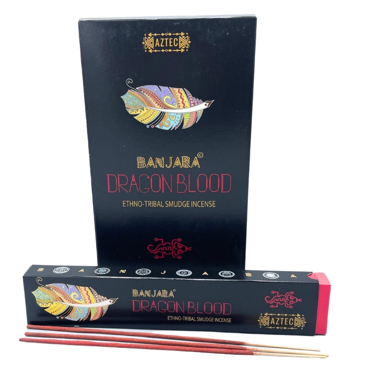 Banjara Tribal Smudge Incense - Dragon BloodBanjara Tribal Smudge Incense SticksHeart Notes