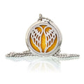 Aromatherapy Diffuser Necklace - Angel Wings 30mmAromatherapy Diffuser NecklacesHeart Notes